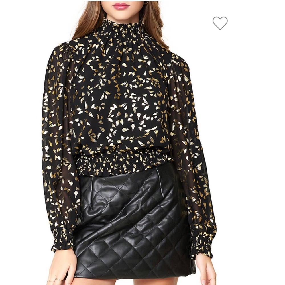 Black & Gold Blouse